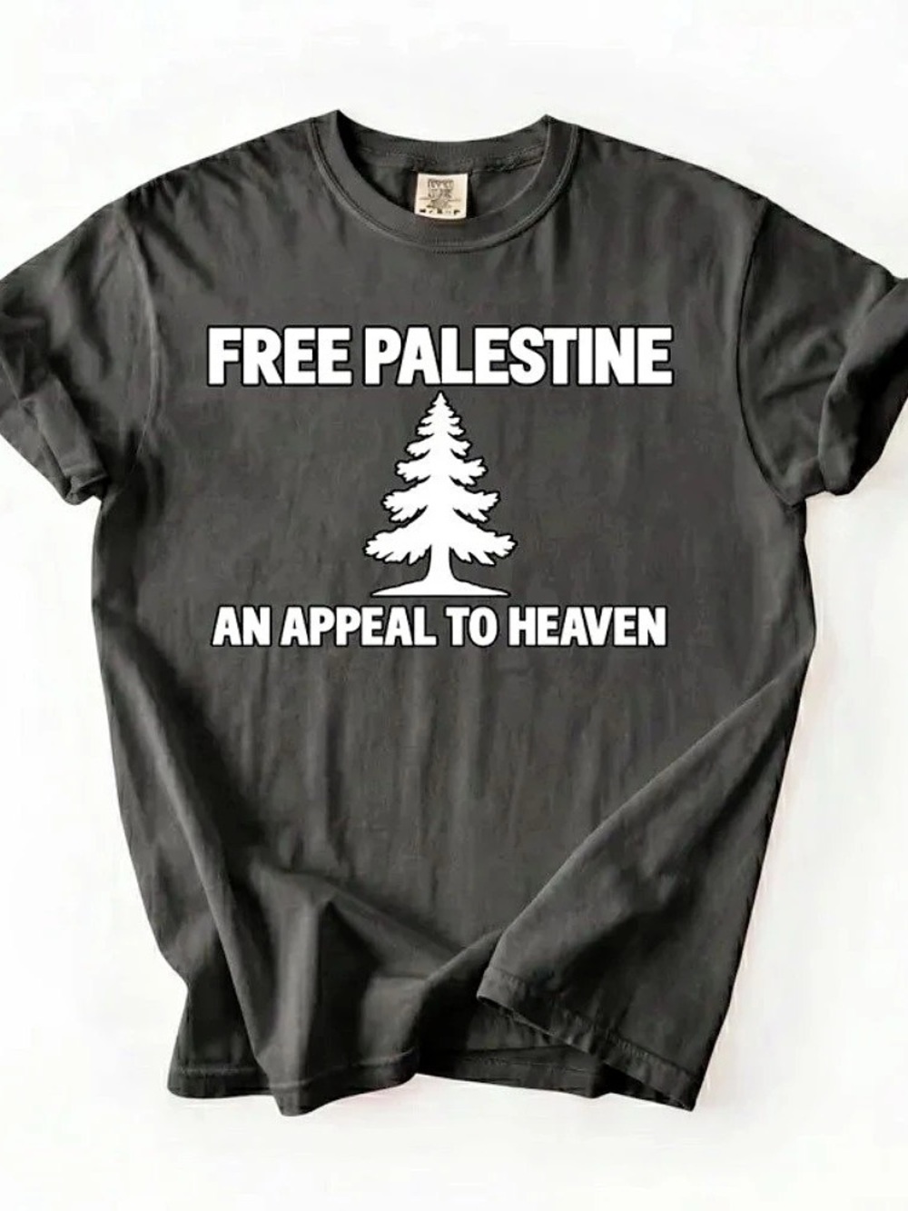 Comfort Colors Free Palestine An Appeal To Heaven Pine Tree T-Shirt